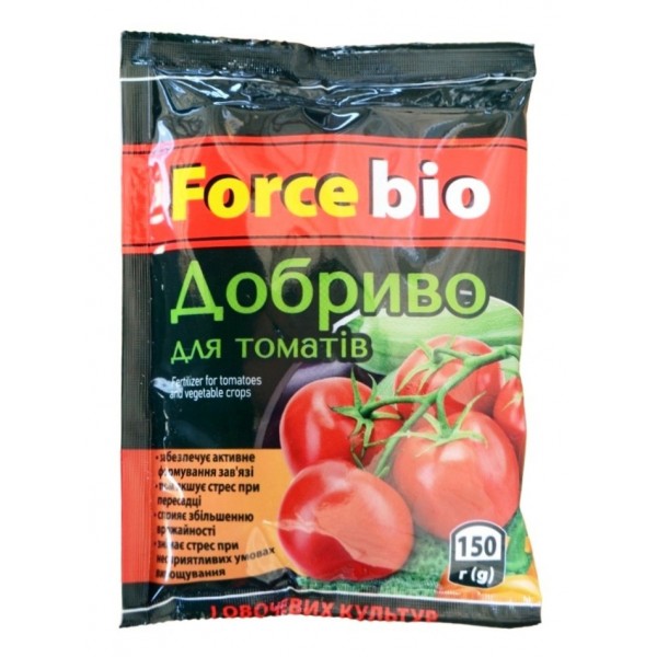 Удобрение Force Bio, для томатов и овощных культур, 150г